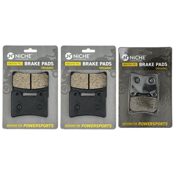 NICHE Brake Pad Set for Yamaha YZF600R FZR1000 Vmax 1200 Complete Semi-Metallic NICHE Brake Pad Set for Yamaha YZF600R FZR1000 Vmax 1200 Complete Semi-Metallic